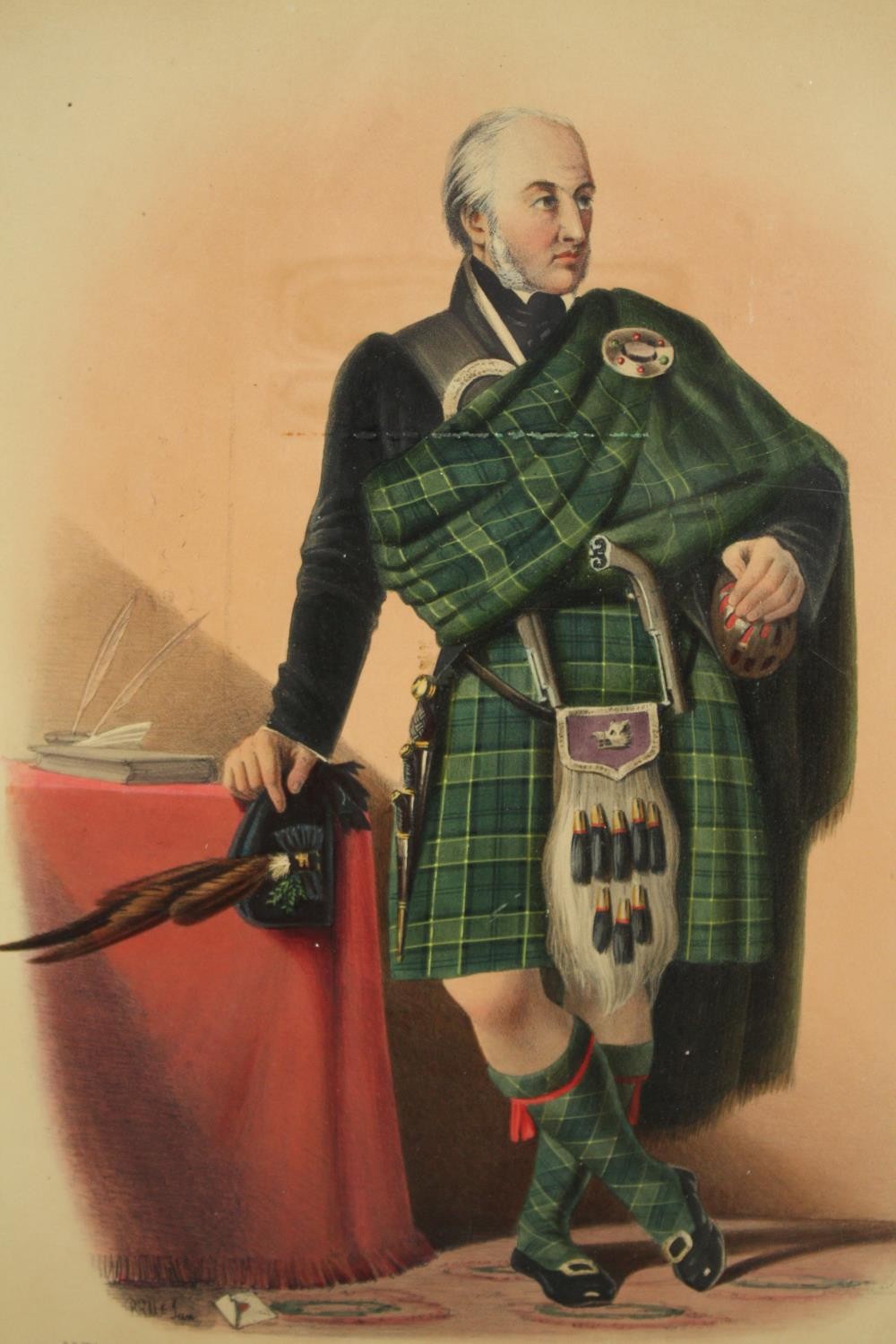 Scottish fashion. Campbell of Argyll and Breadabane. Printed by Ackermann, London. Circa 1900. - Image 2 of 6