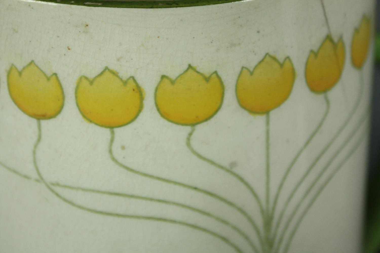 A mid century Spence Edge water jug of Art Nouveau influence. H.31cm. - Image 3 of 4