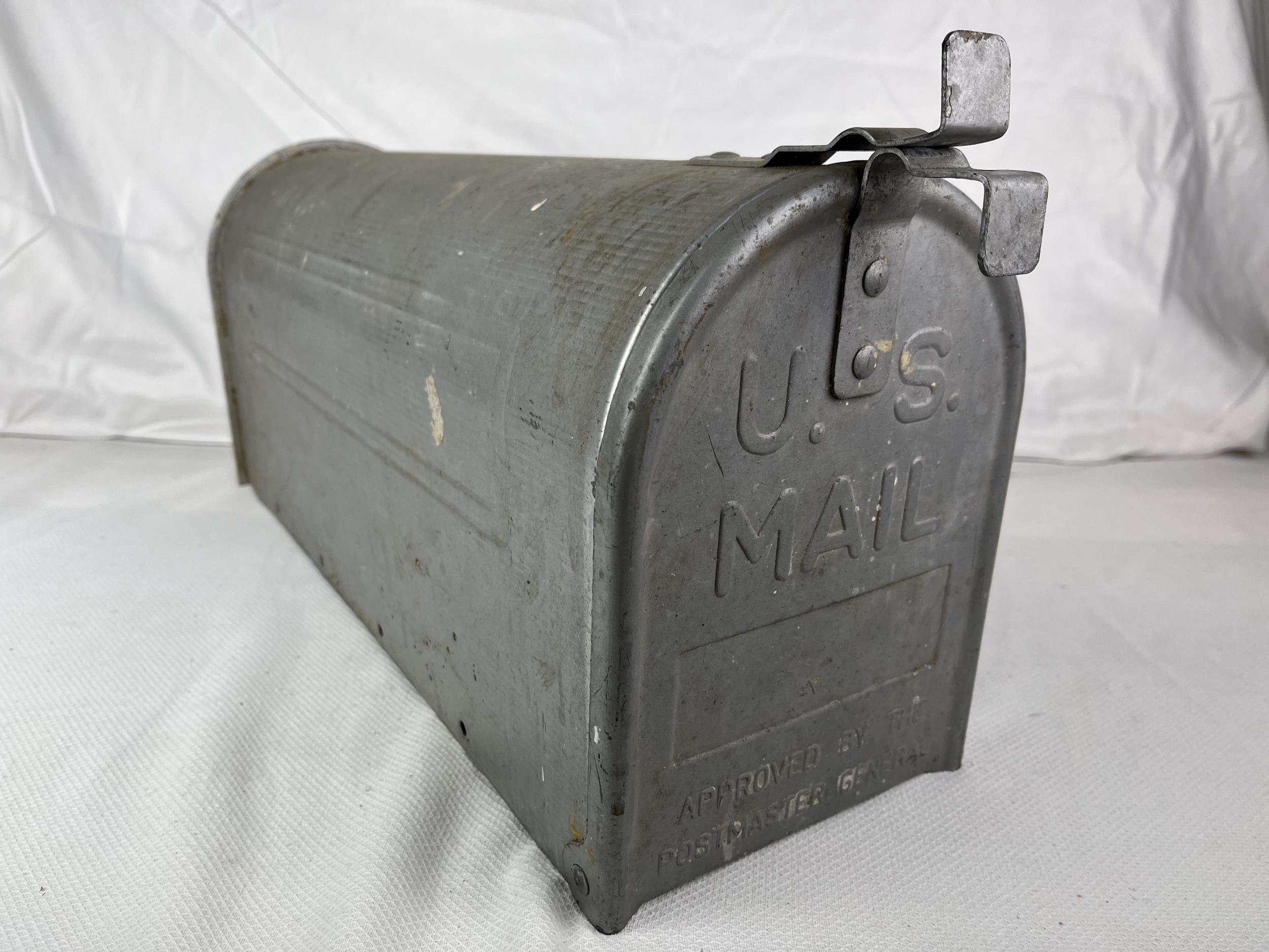 A 1950s vintage US postal service box. H.23 W.18 D.52cm. - Image 2 of 6