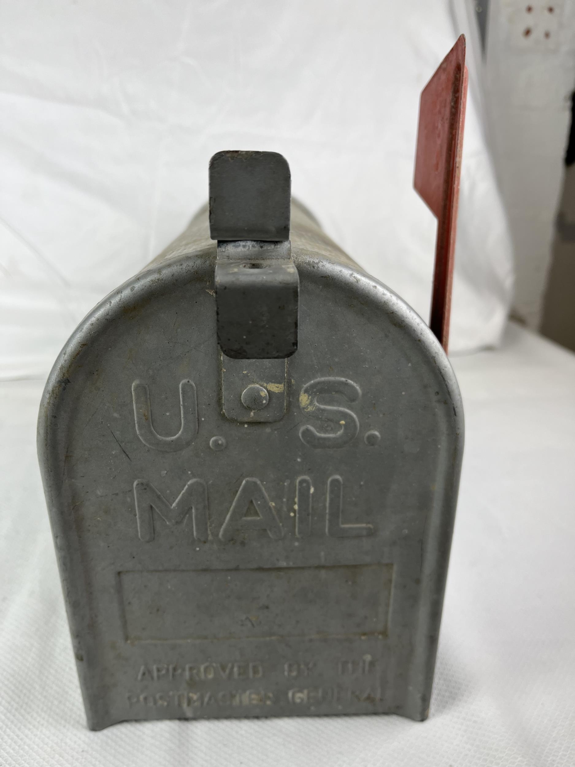 A 1950s vintage US postal service box. H.23 W.18 D.52cm. - Image 3 of 6