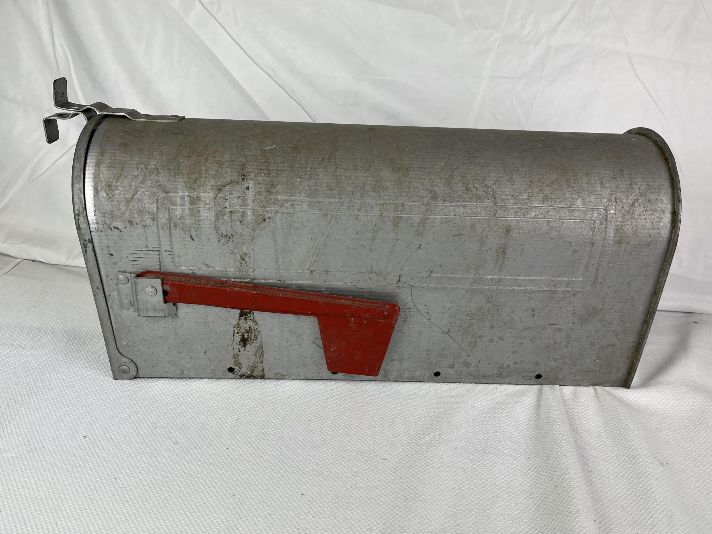 A 1950s vintage US postal service box. H.23 W.18 D.52cm. - Image 4 of 6