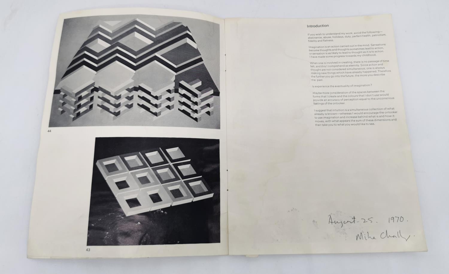 Michael Challenger, British (1939-), 'Vexations', screen-print of an optical illusion. Signed and - Image 9 of 11