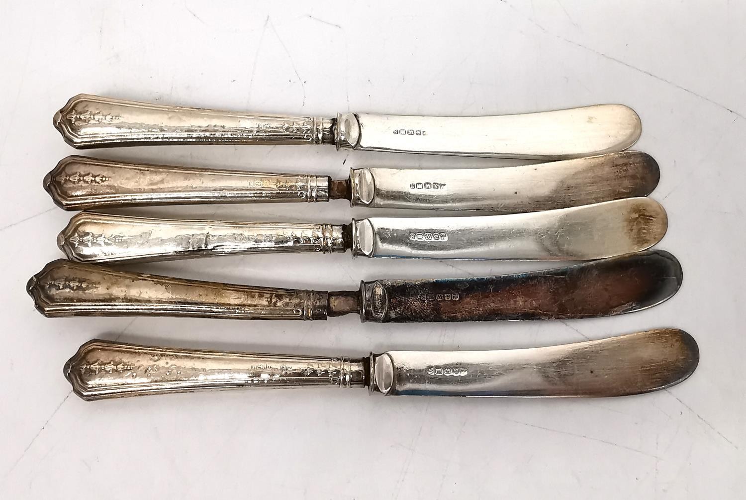 A leather cased set of six apostle design silver coffee spoons by Barker Brothers Silver Ltd and - Image 7 of 7