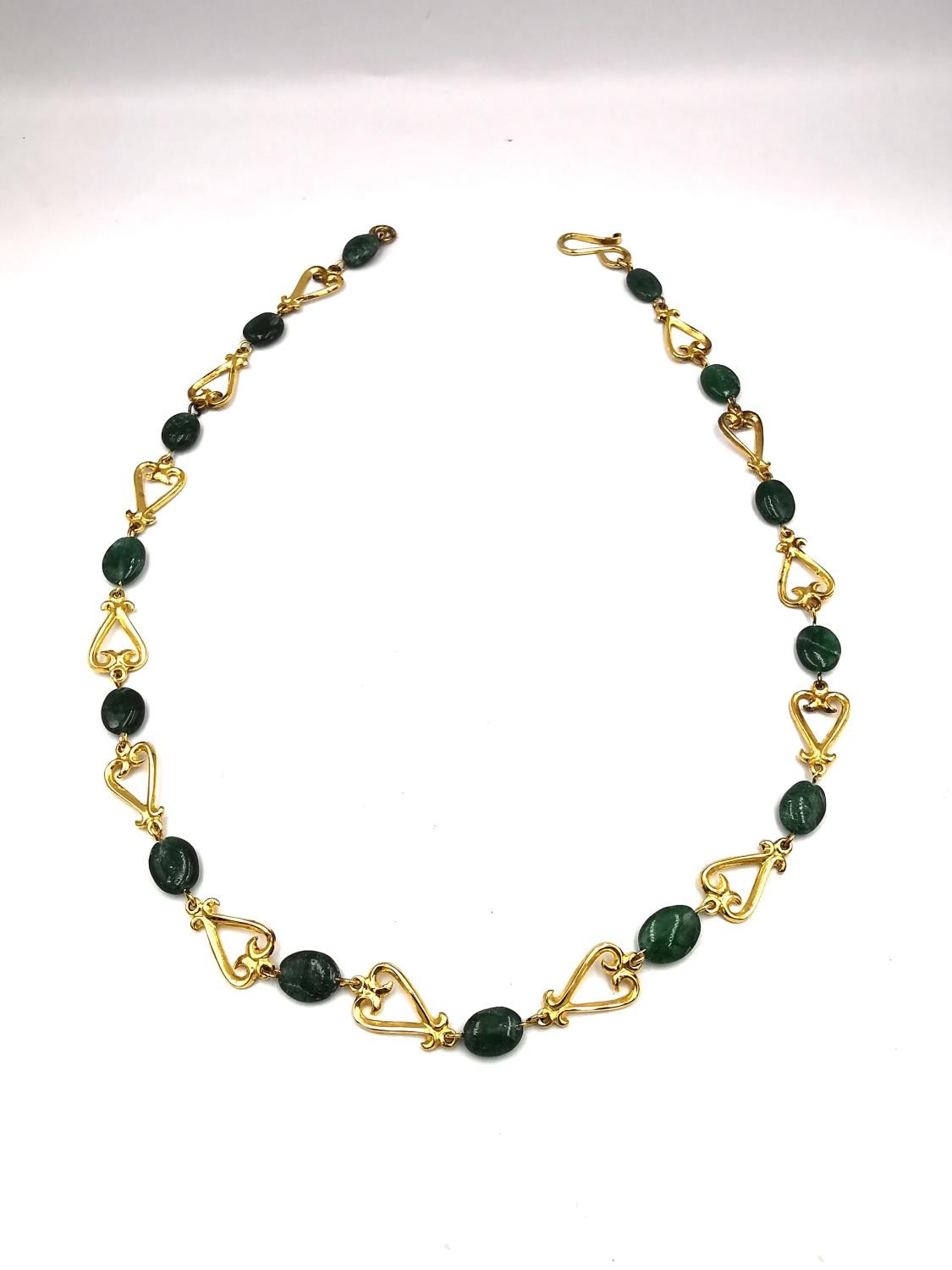 A boxed Past Times necklace based on a Roman Lyre necklace from 2nd century AD, gold plated on - Image 4 of 7