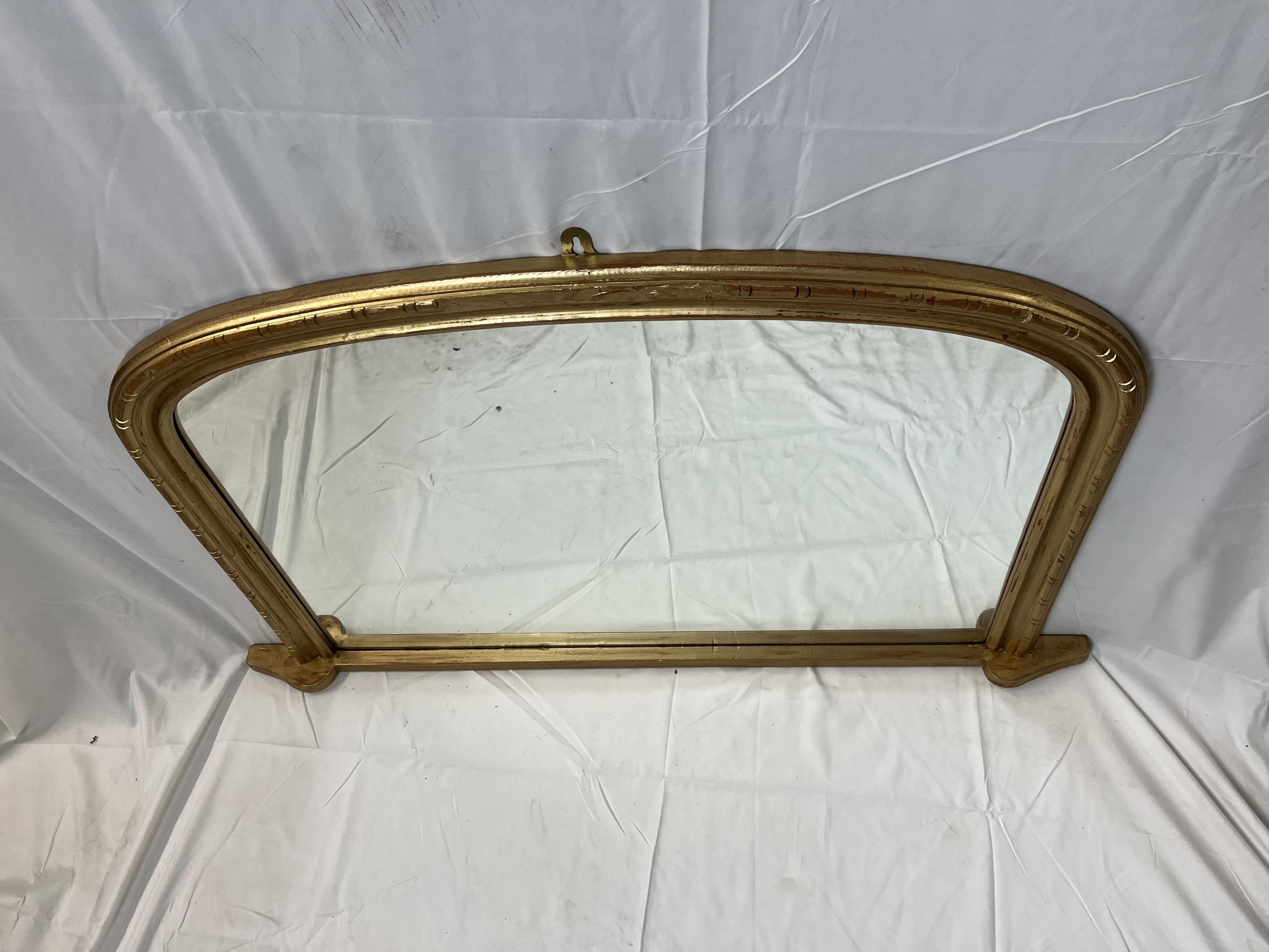 Overmantel mirror, 19th century style gilt framed. H.67 W.115cm. - Image 2 of 4