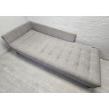 A contemporary Roche Bobois chaise style sofa. H.68 W.215 D.85cm.