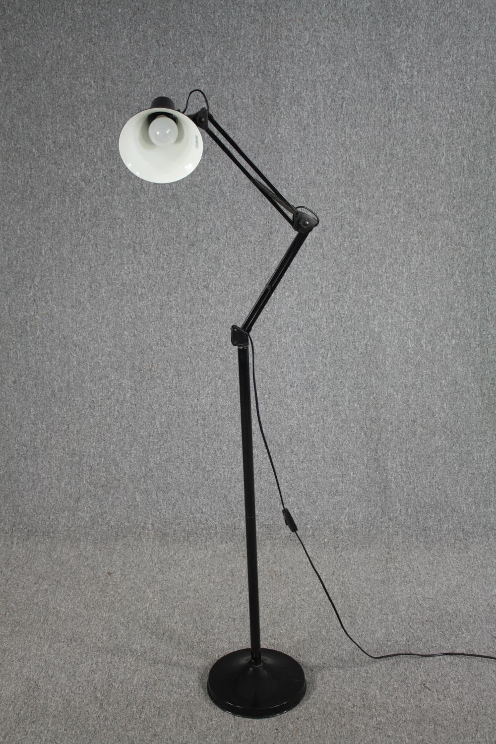 Standard lamp, full height Anglepoise style. H.150cm. - Image 2 of 4