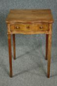 Side table, 19th century mahogany. H.73 W.53 D.15cm.