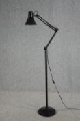 Standard lamp, full height Anglepoise style. H.150cm.