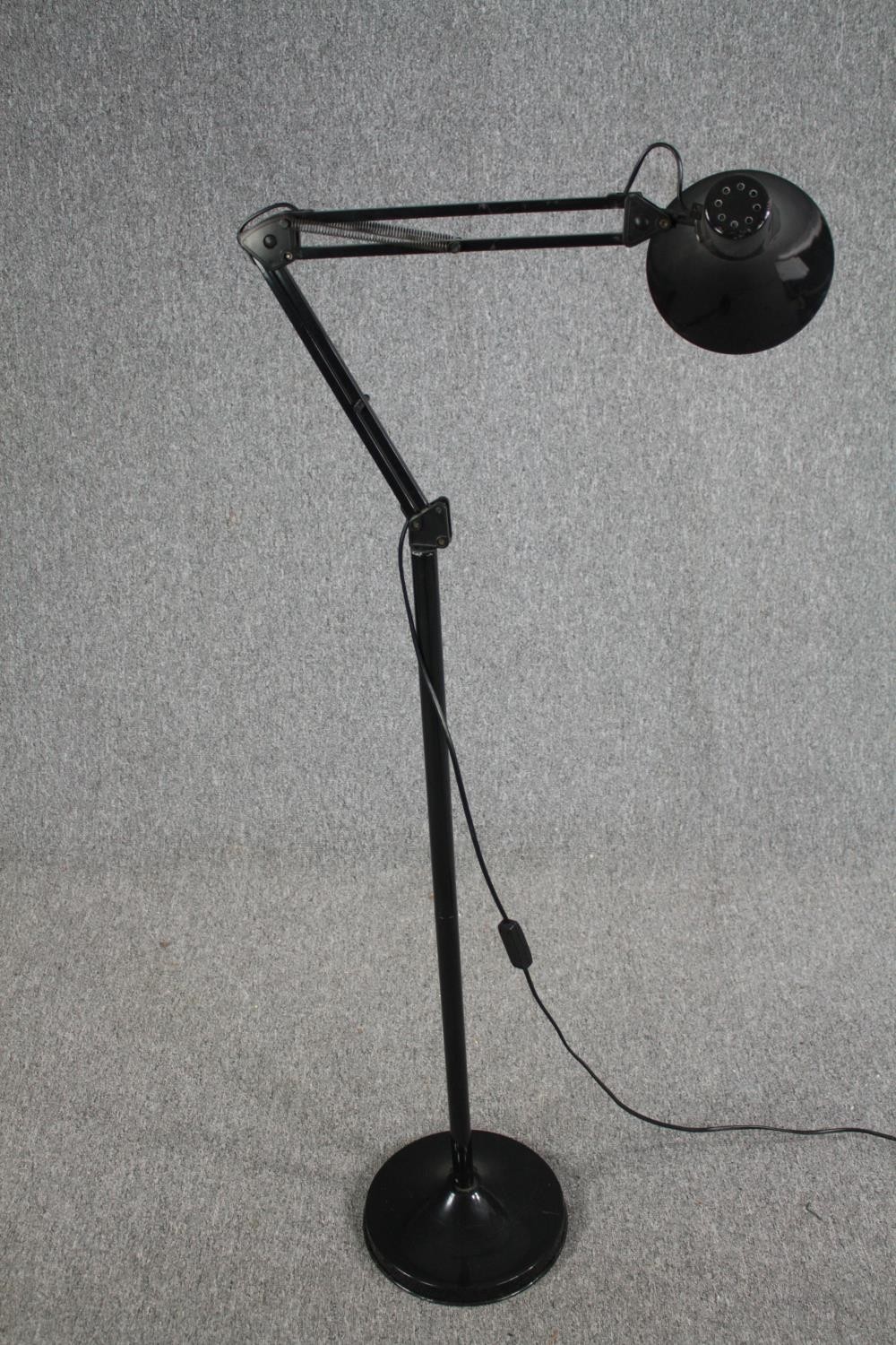 Standard lamp, full height Anglepoise style. H.150cm. - Image 3 of 4