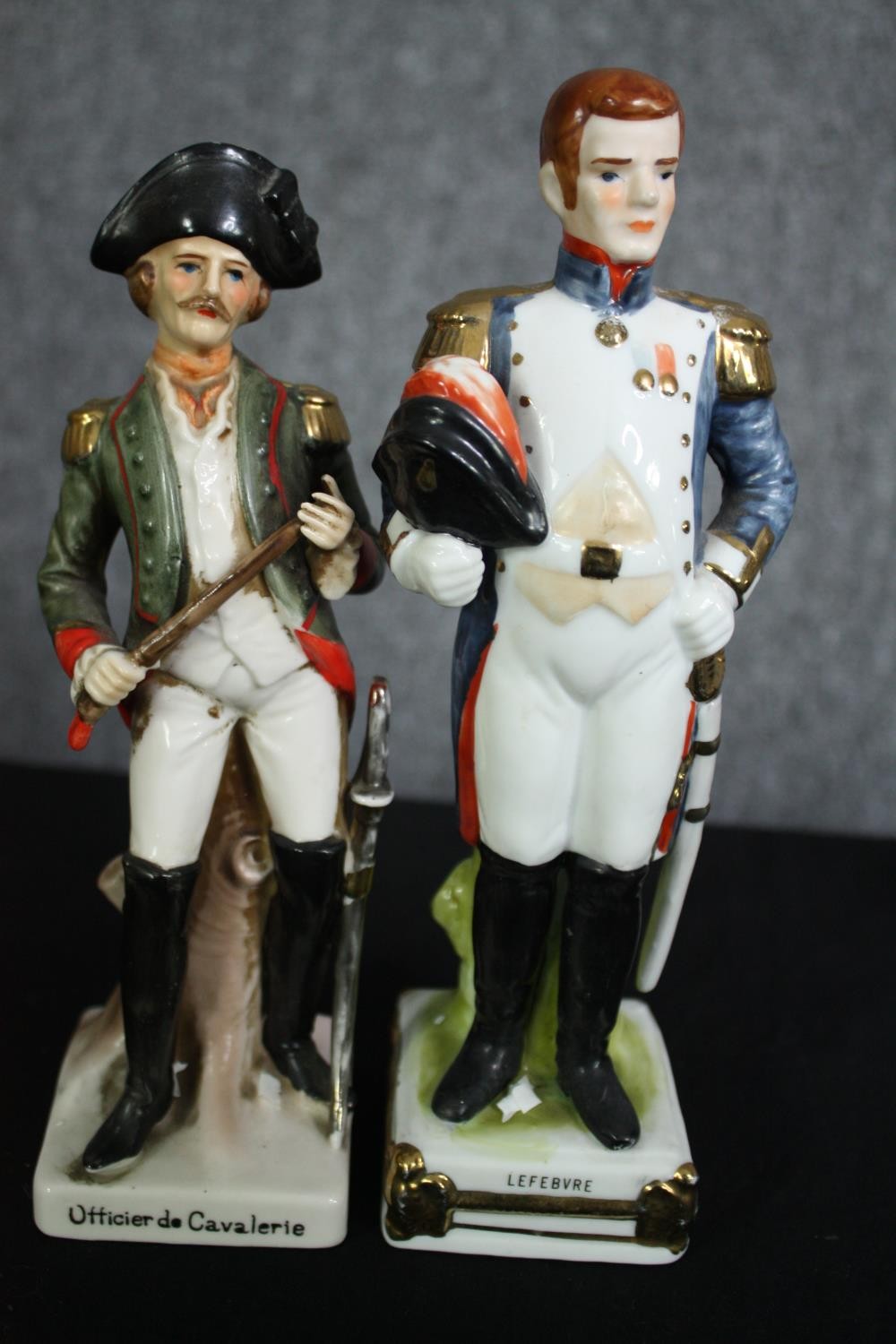 A collection of ceramic 19th century style soldiers, Alfretto, Brinton etc. H.23cm. (largest) - Image 5 of 10
