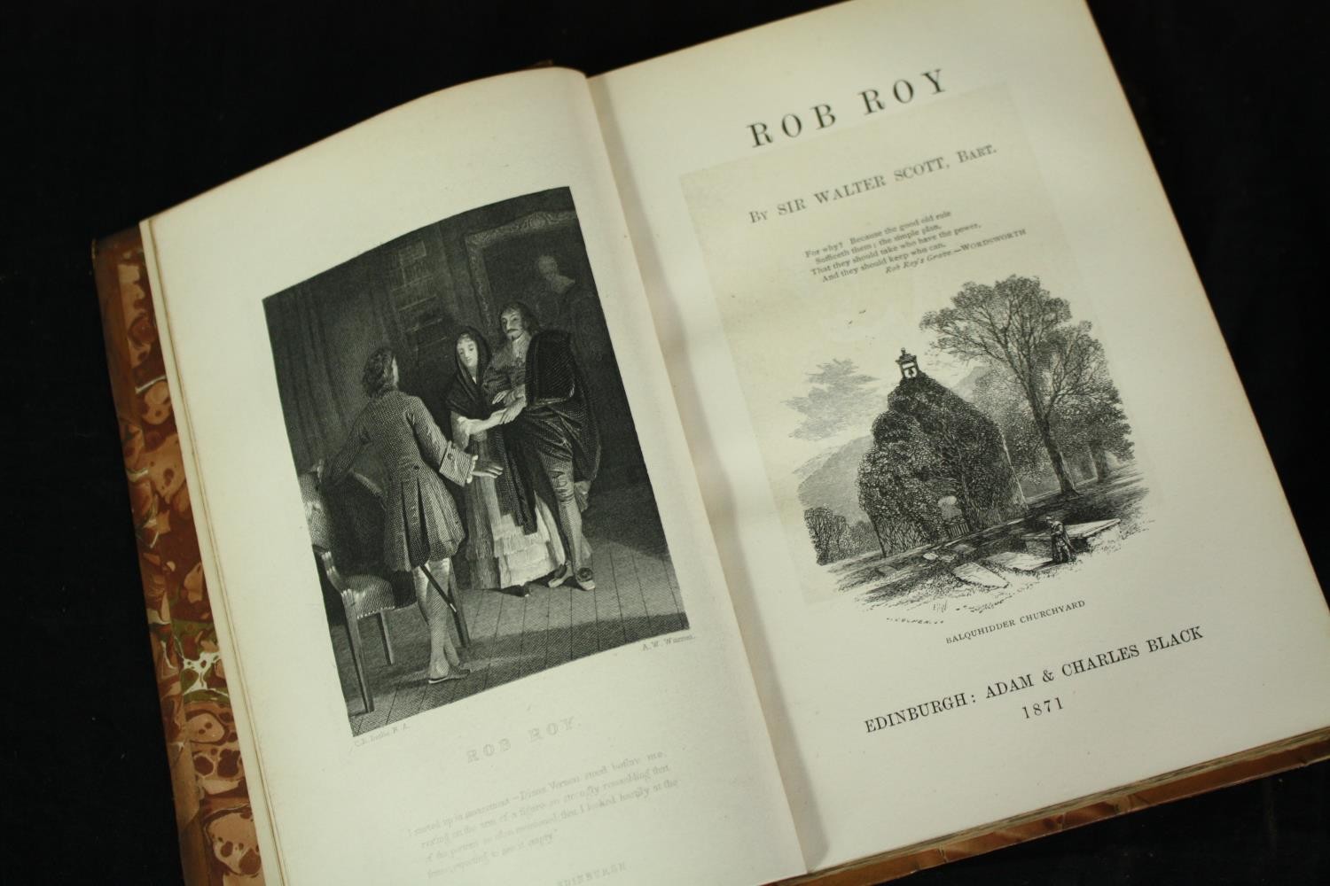 Sir Walter Scott, the Waverley novels. Adam and Charles Black, Edinburgh. H.19 W.13cm. (Each) - Image 4 of 4