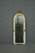 Pier mirror, mid century painted with bevelled plate. H.94 W.32cm.