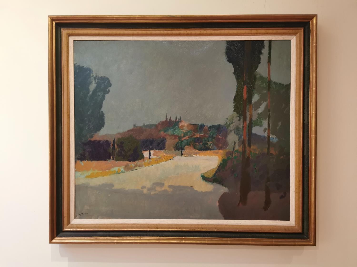 Colin Hayes RA RBA, British, (1919 - 2003), oil on canvas, continental landscape. Signed and dated - Image 2 of 9
