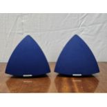 A pair of Bang and Olufsen Beolab 4 PC speakers. H.20 W.20 D.20cm.