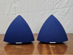 A pair of Bang and Olufsen Beolab 4 PC speakers. H.20 W.20 D.20cm.