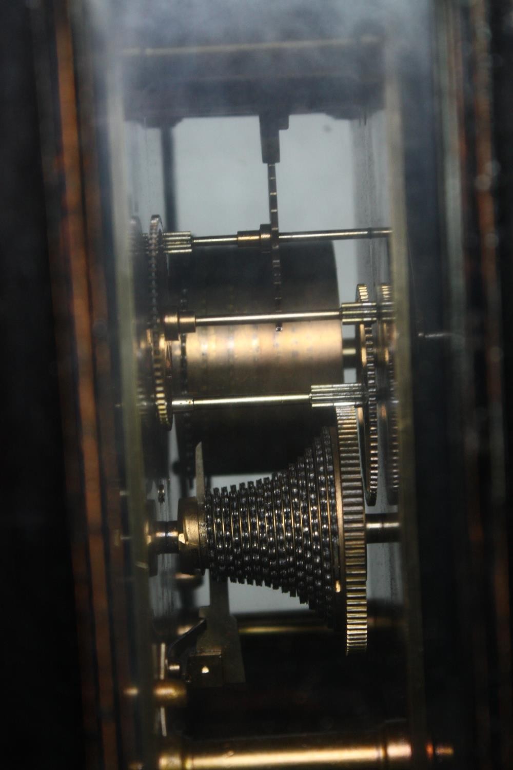 A 19th century French gilt metal mantel clock and a late 19th century ebonised and ormolu mounted - Image 10 of 18