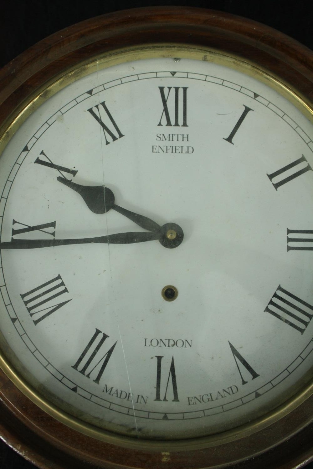 A reproduction 19th century style wall clock. (For display purposes only). Dia.40cm. - Image 2 of 4