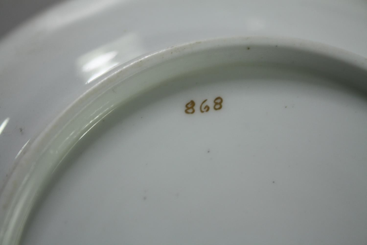 An 18th century Coalport John Rose period. Pattern mark 866 hand-painted part floral coffee and - Image 13 of 14