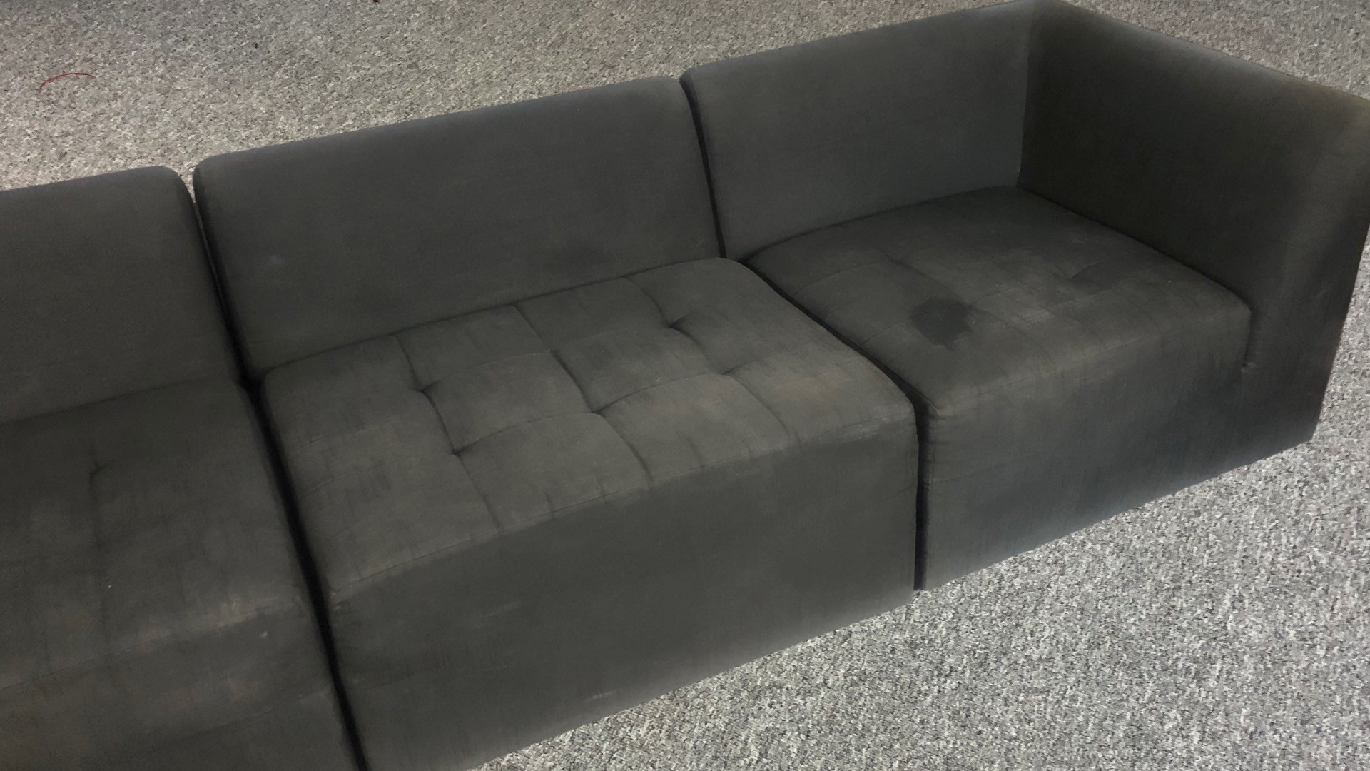 Sofa, contemporary Conran modular, it could form a corner sofa, in need of cleaning. H.70 W.360 - Image 2 of 6