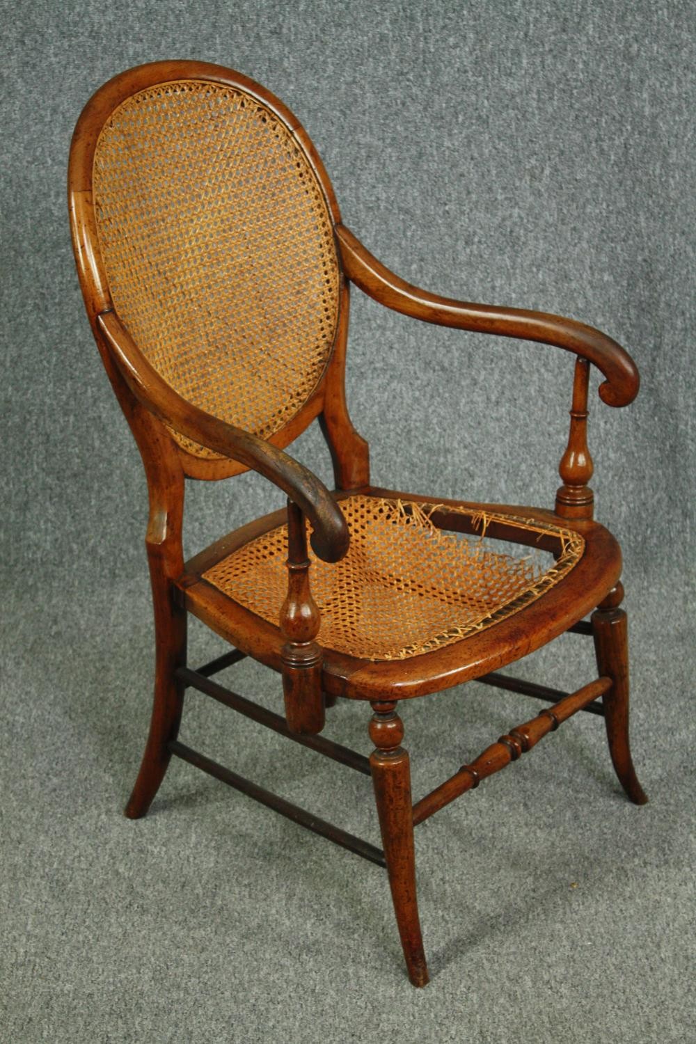 Armchair, 19th century mahogany. H.84cm. - Image 2 of 5