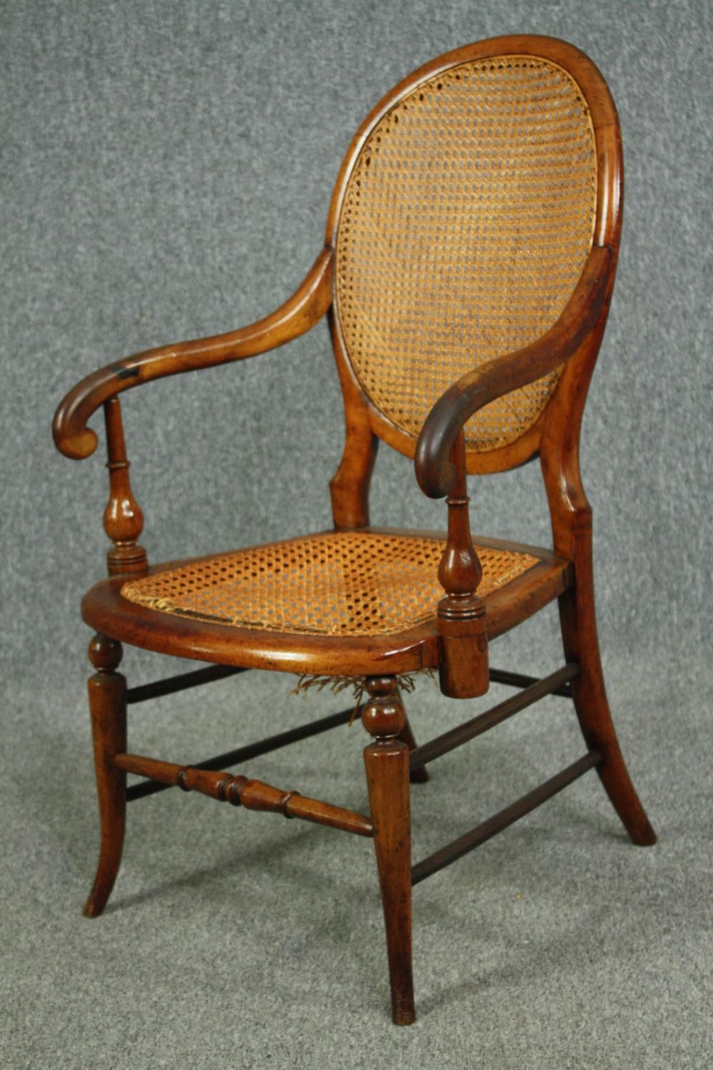 Armchair, 19th century mahogany. H.84cm. - Image 3 of 5