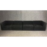 Sofa, contemporary Conran modular, it could form a corner sofa, in need of cleaning. H.70 W.360