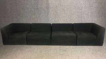 Sofa, contemporary Conran modular, it could form a corner sofa, in need of cleaning. H.70 W.360