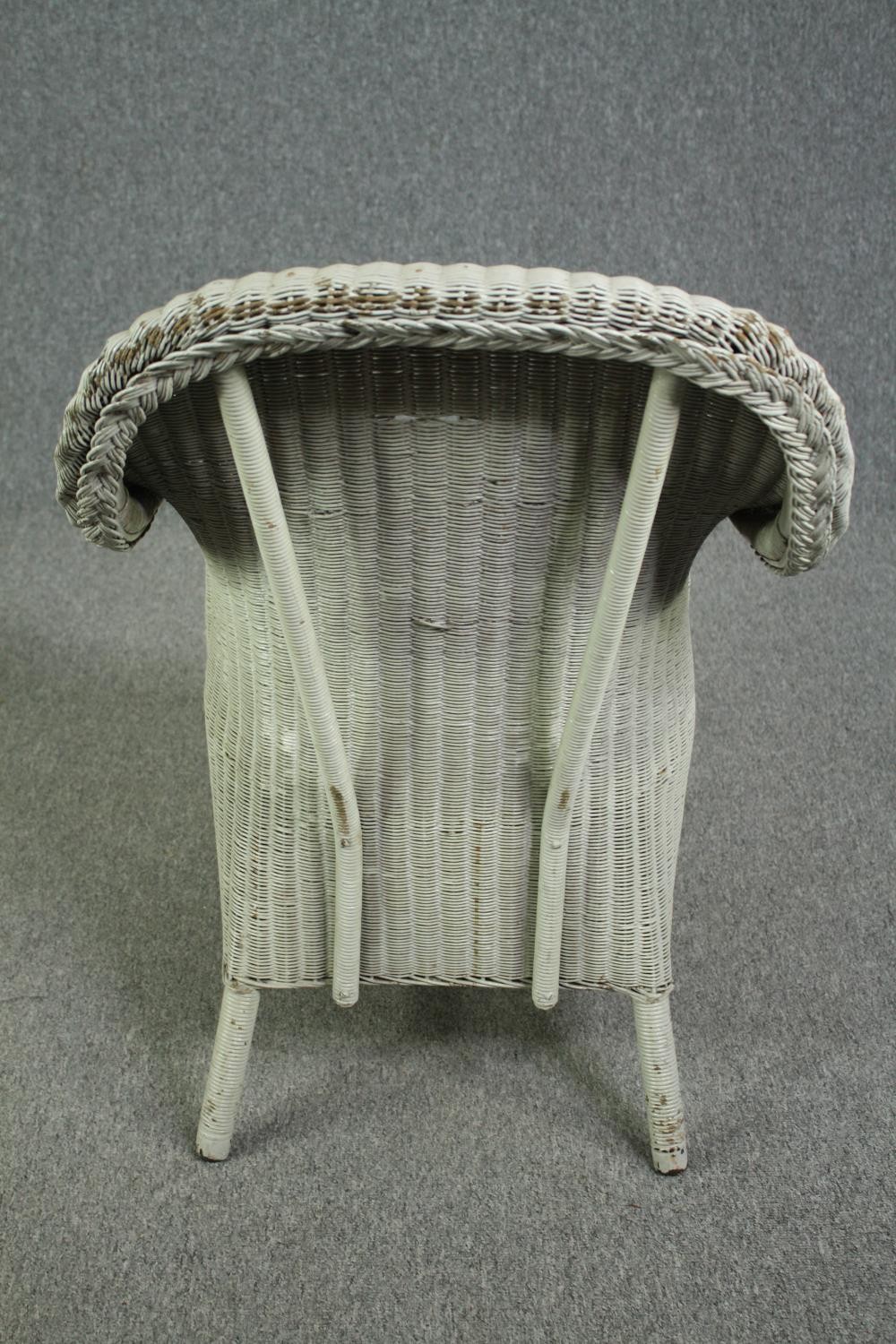 A vintage Loom style armchair. H.88cm. - Image 4 of 6