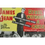 Rebel Without A Cause (1955) Original first release British Quad film poster, starring James Dean,