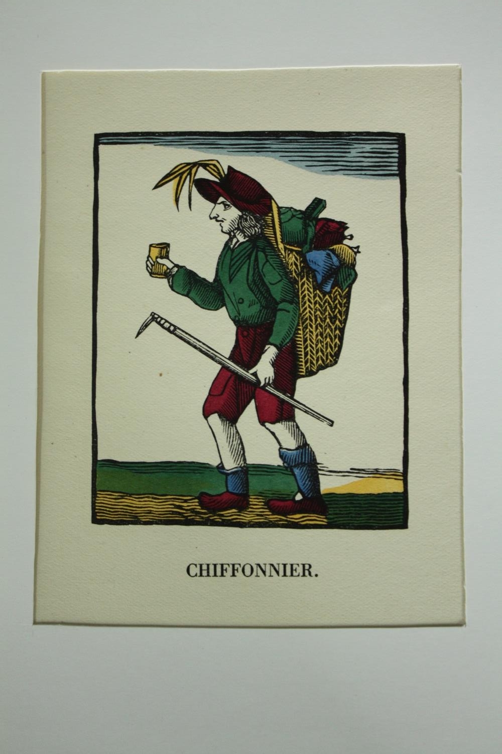 A miscellaneous collection of four 19th century hand coloured engravings. H.33 W.26cm. (largest) - Image 4 of 9