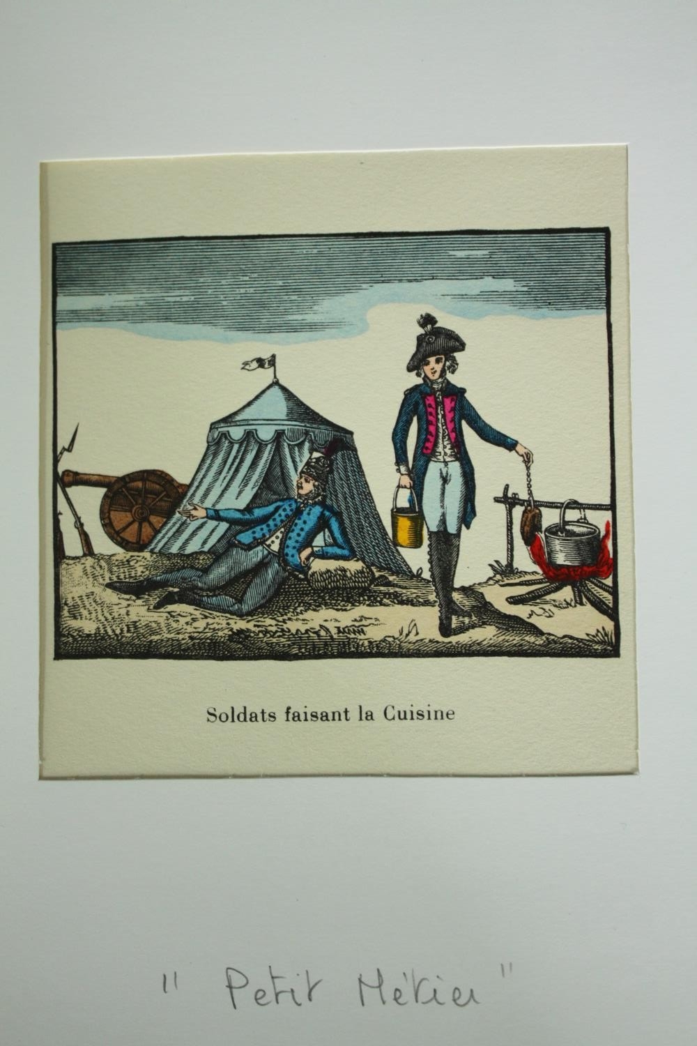 A miscellaneous collection of four 19th century hand coloured engravings. H.33 W.26cm. (largest) - Image 6 of 9
