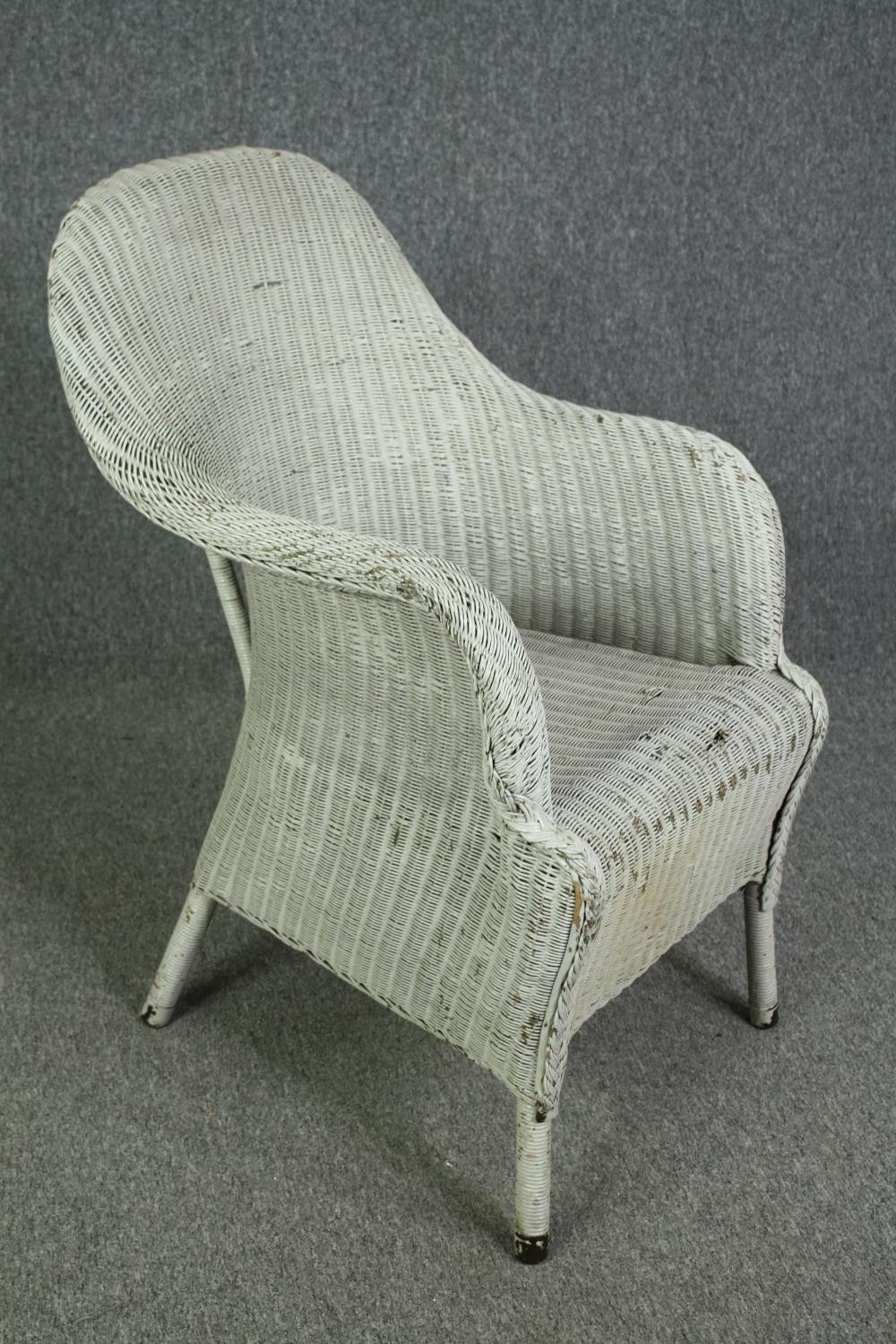 A vintage Loom style armchair. H.88cm. - Image 2 of 6