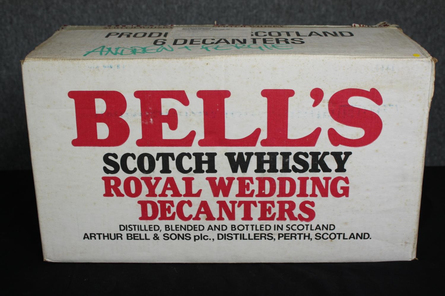 A box of six unopened Bell's Scotch whisky decanters. H.26cm.(each) - Image 4 of 4