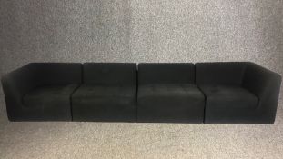 Sofa, contemporary Conran modular, it could form a corner sofa, in need of cleaning. H.70 W.360 D.