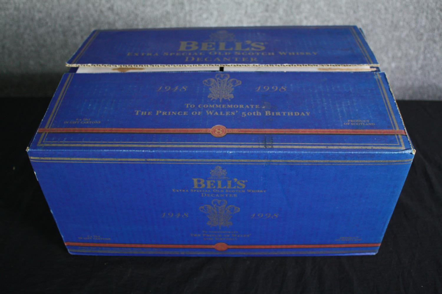 A box of six unopened Bell's Scotch whisky decanters. H.20cm. (each) - Image 4 of 4