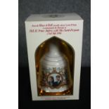 A box of six unopened Bell's Scotch whisky decanters. H.26cm. (each)