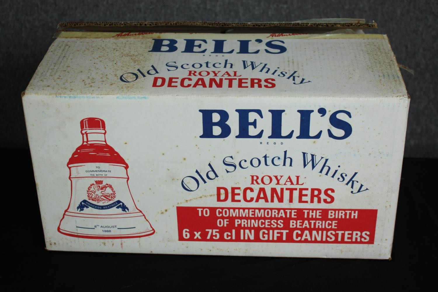 A box of six unopened Bell's Scotch whisky decanters. H.26cm. (each) - Image 3 of 3