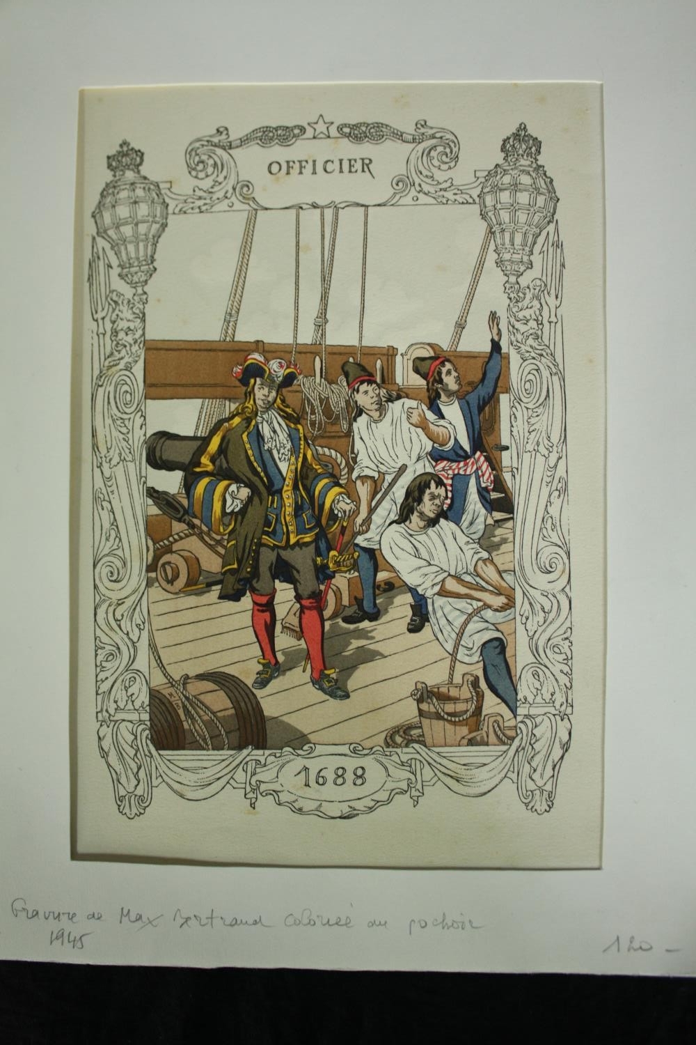 A miscellaneous collection of four 19th century hand coloured engravings. H.33 W.26cm. (largest) - Image 2 of 9