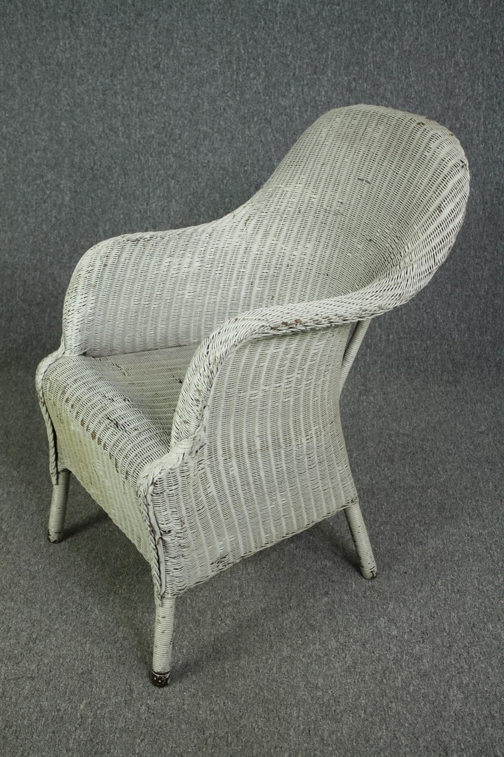 A vintage Loom style armchair. H.88cm. - Image 3 of 6