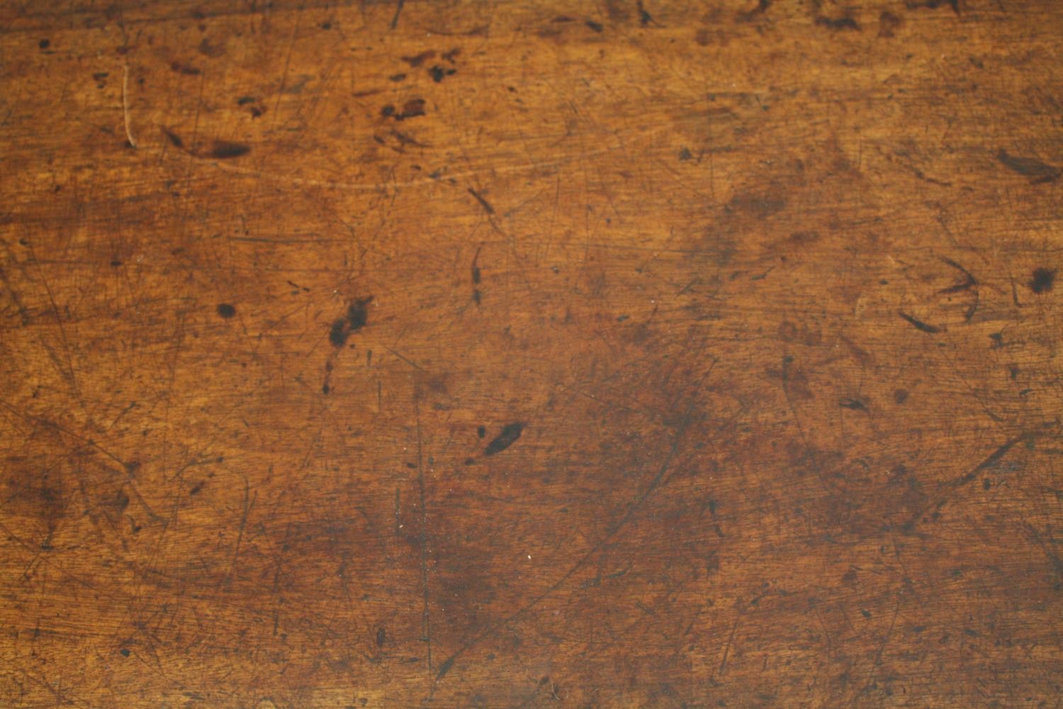 Kneehole desk, 19th century mahogany. H.68 W.86 D.48cm. - Image 6 of 6