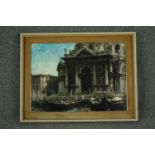 A large framed and glazed print; Venice. H.68 W.87cm.