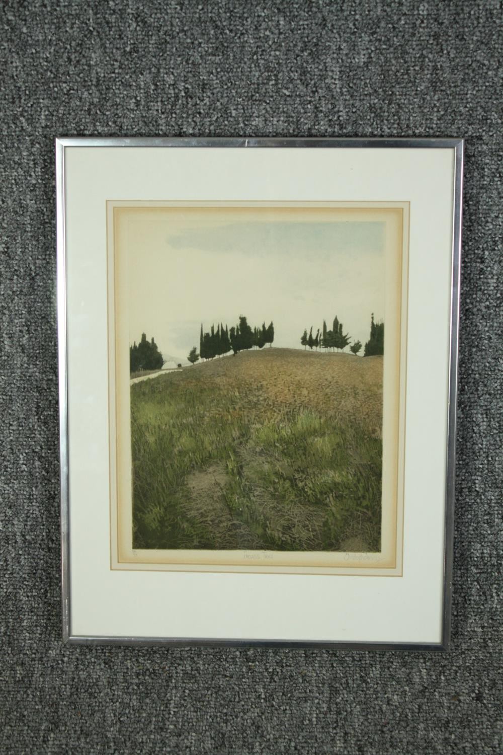 Christopher Penny (B.1947), a framed and glazed etching, landscape, signed and numbered. H.39 W. - Image 2 of 6