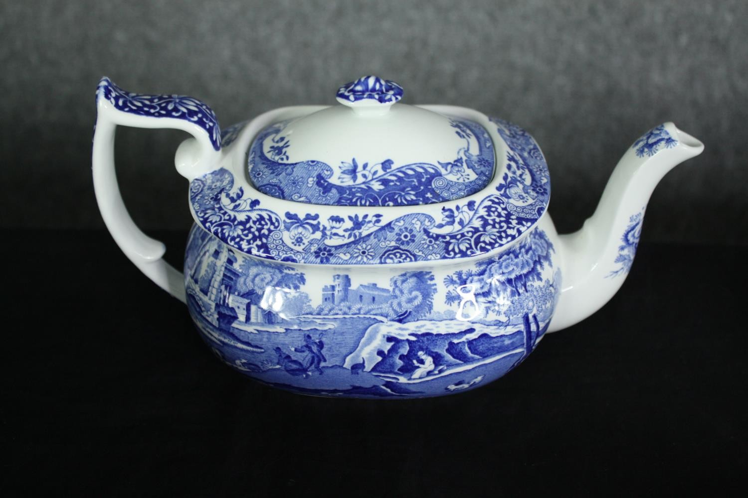 A Spode blue and white tea service. H.14 W.26 D.13cm. - Image 2 of 7