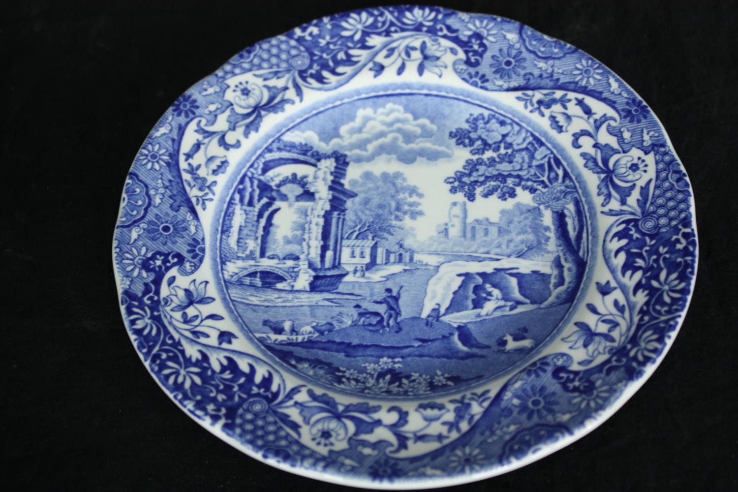 A Spode blue and white tea service. H.14 W.26 D.13cm. - Image 5 of 7