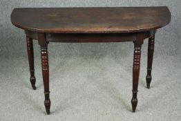Console table, Georgian mahogany. H.73 W.121 D.56cm.