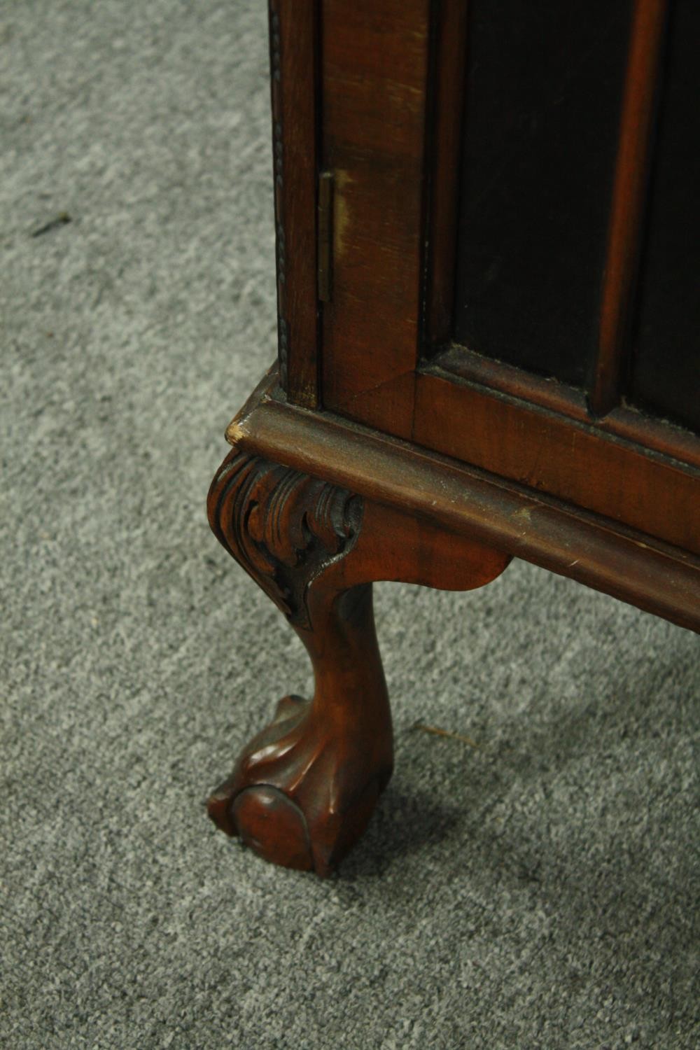 Bookcase, mid century mahogany. H.130 W.120 D.33cm. - Image 7 of 7