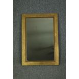 Wall mirror, contemporary gilt framed. H.69 W.49cm.