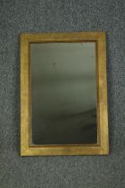 Wall mirror, contemporary gilt framed. H.69 W.49cm.