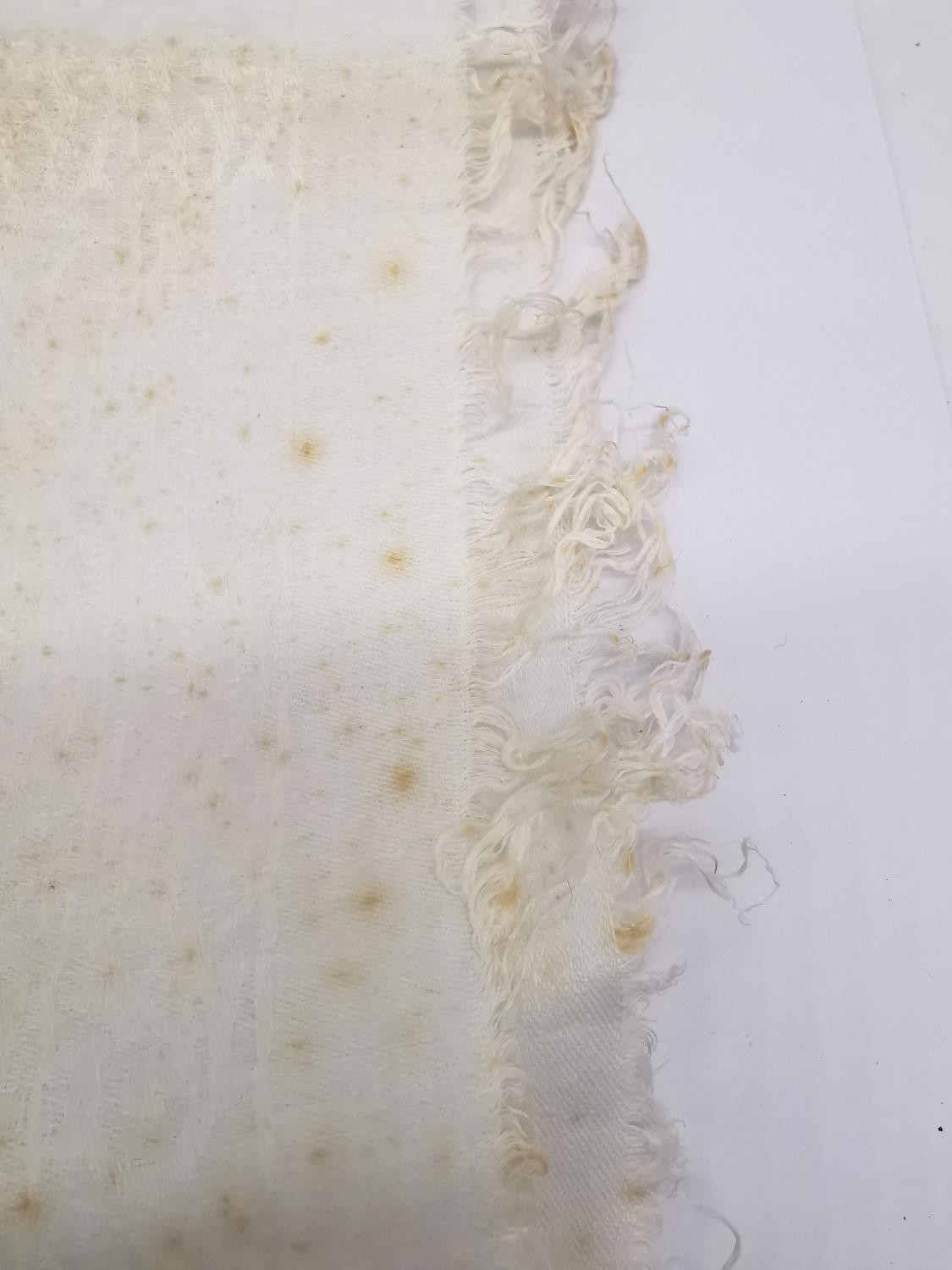 A hand embroidered napkin deemed to be used by Napoleon Bonaparte III cousin Princess Mathilde - Image 6 of 11